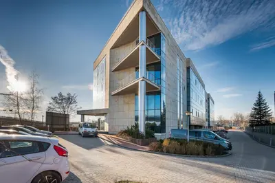 Budynek, w którym mieści się apartament