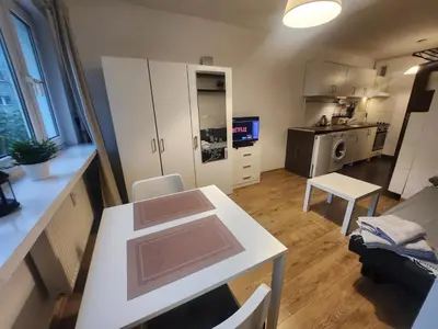 Kuchnia lub aneks kuchenny w obiekcie DeLux15 - Apartament Chmielna