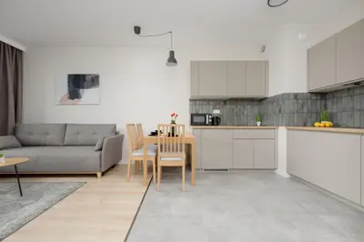 Kuchnia lub aneks kuchenny w obiekcie Ludwiki Premium Apartment