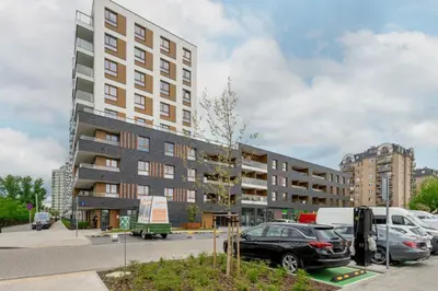 Budynek, w którym mieści się apartament