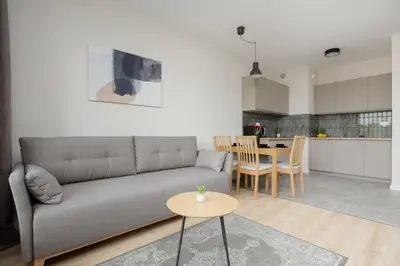 Część wypoczynkowa w obiekcie Ludwiki Premium Apartment