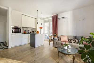 Plan piętra w obiekcie Warsaw City Center Apartment