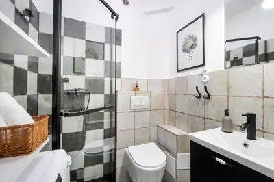 Plan piętra w obiekcie Warsaw City Center Apartment