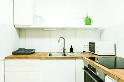 Kuchnia lub aneks kuchenny w obiekcie D&A Apartments Solec