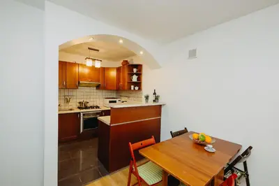 Kuchnia lub aneks kuchenny w obiekcie Quiet flat in the Old town