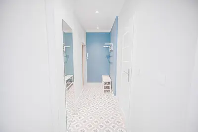 Plan piętra w obiekcie Cozy 1-bedroom flat next to the City Center