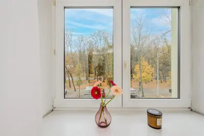 Balkon lub taras w obiekcie ShortStayPoland Szara B170