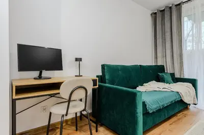 Telewizja i/lub zestaw kina domowego w obiekcie ShortStayPoland Żupnicza B83