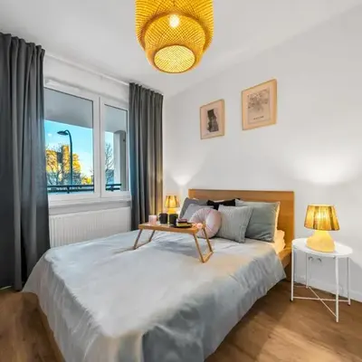 Warsaw Airport Apt - Balcony