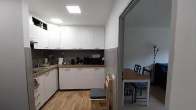 Kuchnia lub aneks kuchenny w obiekcie Warszawa Centrum SlowApart