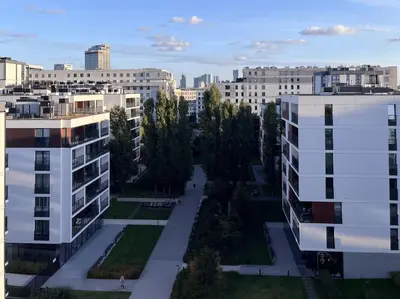 Budynek, w którym mieści się apartament