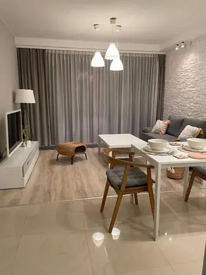 Część wypoczynkowa w obiekcie Warsaw City Center Apartment - with Free Parking
