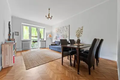 Część wypoczynkowa w obiekcie Apartament Różana