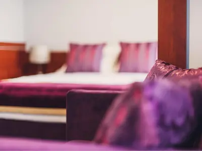 Łóżko lub łóżka w pokoju w obiekcie Hotel Chmielna Warsaw