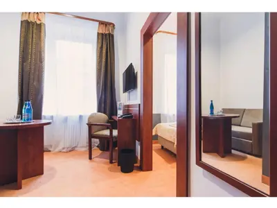 Łóżko lub łóżka w pokoju w obiekcie Hotel Chmielna Warsaw