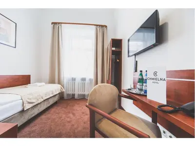 Telewizja i/lub zestaw kina domowego w obiekcie Hotel Chmielna Warsaw