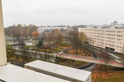 Budynek, w którym mieści się apartament
