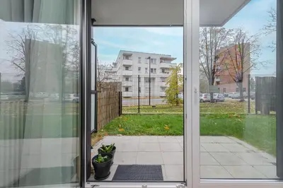 Budynek, w którym mieści się apartament