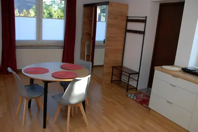 Plan piętra w obiekcie Beautiful apartment with terrace in Warsaw near forest
