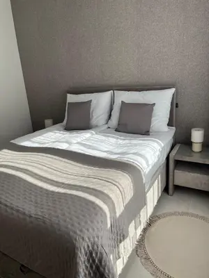 Łóżko lub łóżka w pokoju w obiekcie TM APARTMENTS Ludwiki