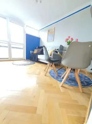 Część wypoczynkowa w obiekcie Chłodna cozy apartment