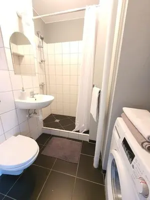 Łazienka w obiekcie Chłodna cozy apartment