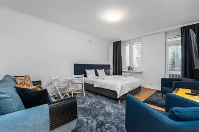 Łóżko lub łóżka w pokoju w obiekcie Apartament Niecała by Your Freedom