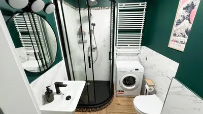 Łazienka w obiekcie Green Studio with balcony - free parking