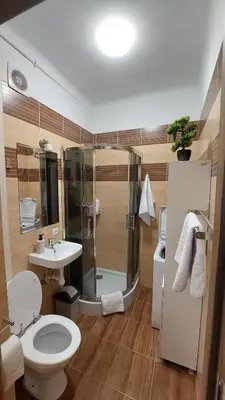 Łazienka w obiekcie Klimatyczny apartament na Bielanach przy metrze