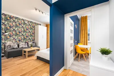 Część wypoczynkowa w obiekcie Apartamenty Wawa Centrum by Your Freedom
