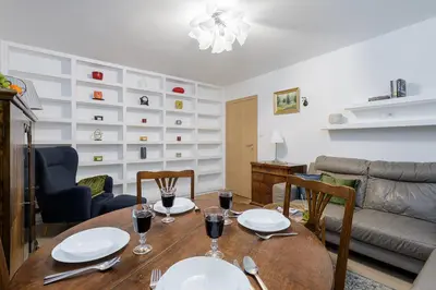 Część wypoczynkowa w obiekcie Lumina apartment in center Warsaw