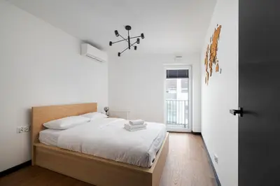 Plan piętra w obiekcie Praga Grochowska Unique Apartment by BookingHost