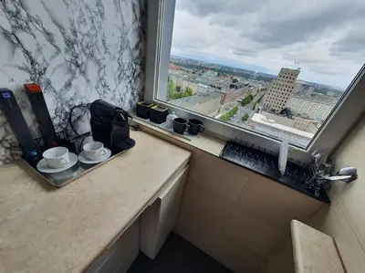 Zestaw do parzenia kawy i herbaty w obiekcie Śródmieście Metro, 19 floor