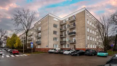 Budynek, w którym mieści się apartament