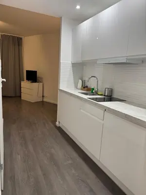 Kuchnia lub aneks kuchenny w obiekcie MaxApart Muranów