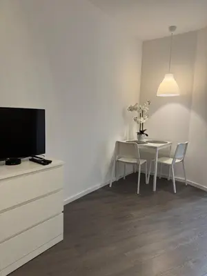 Telewizja i/lub zestaw kina domowego w obiekcie MaxApart Muranów