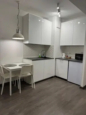 Kuchnia lub aneks kuchenny w obiekcie MaxApart Muranów