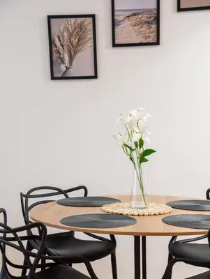 Plan piętra w obiekcie Wilanów Sarmacka Stylish Apartment by BookingHost