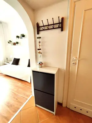 Łóżko lub łóżka w pokoju w obiekcie Cozy Studio at Plac Konstytucji