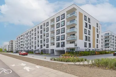 Budynek, w którym mieści się apartament