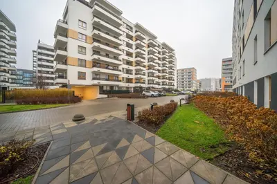 Budynek, w którym mieści się apartament