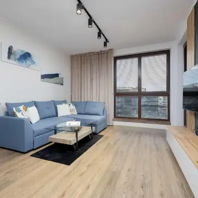Stylish Apartment with Parking by Noclegi Renters