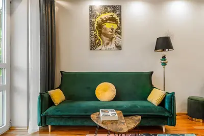 Część wypoczynkowa w obiekcie Lumina cozy apartment Platinum Tower