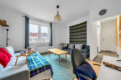 Część wypoczynkowa w obiekcie Warsaw Downtown Studio - Top location, Metro Nearby - by Rentujemy