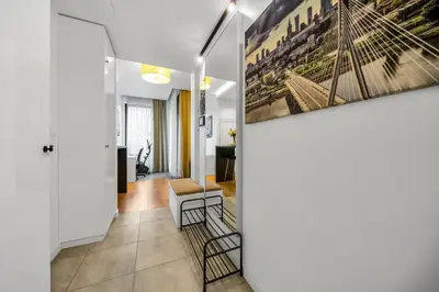 Część wypoczynkowa w obiekcie Warsaw Downtown Studio - Terrace, Top Location - By Rentujemy