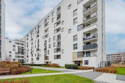 Budynek, w którym mieści się apartament
