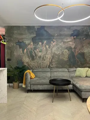 Część wypoczynkowa w obiekcie Stylowy apartament przy rezerwacie