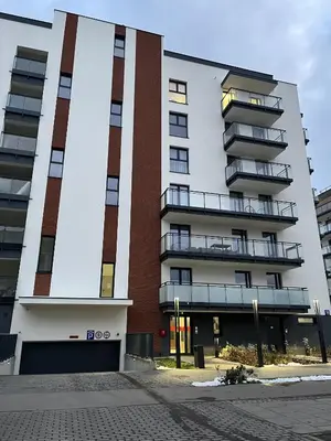 Budynek, w którym mieści się apartament