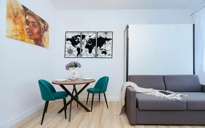 Część wypoczynkowa w obiekcie Poznańska 12 - Better Rental
