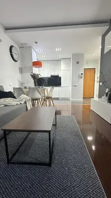 Część wypoczynkowa w obiekcie Mieszkanie 2pokojowe Wilanów